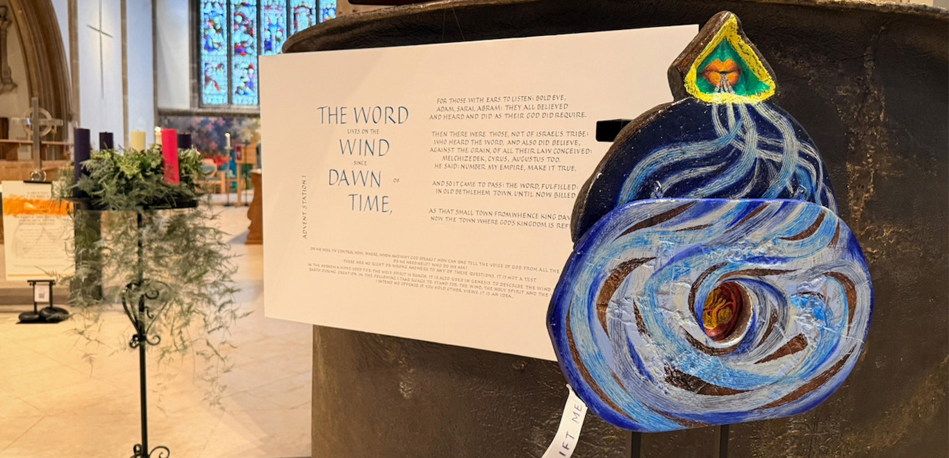 The breath of God - the first of the advent stations