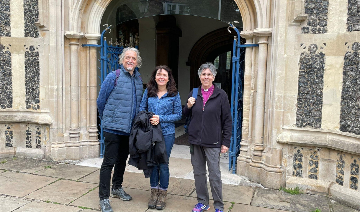 Dean and Bishop at Cathedral