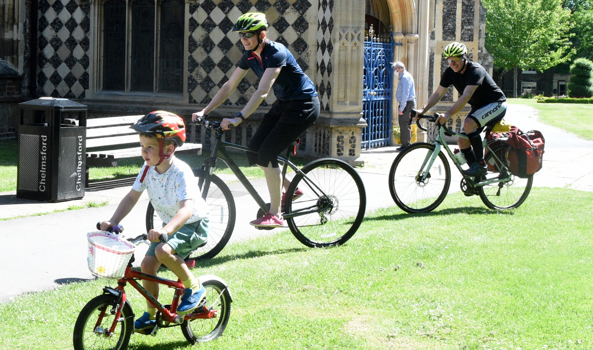 In the grounds cycling